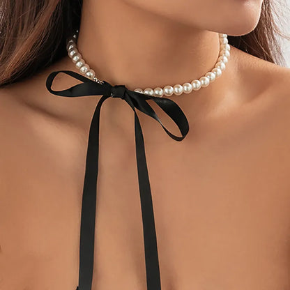 Jessica Satin Tie Necklace