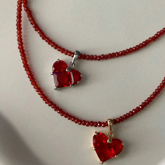 Scarlett Glass Love Pendant