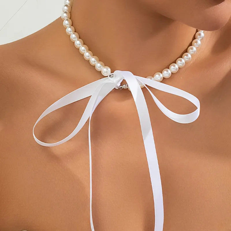 Jessica Satin Tie Necklace