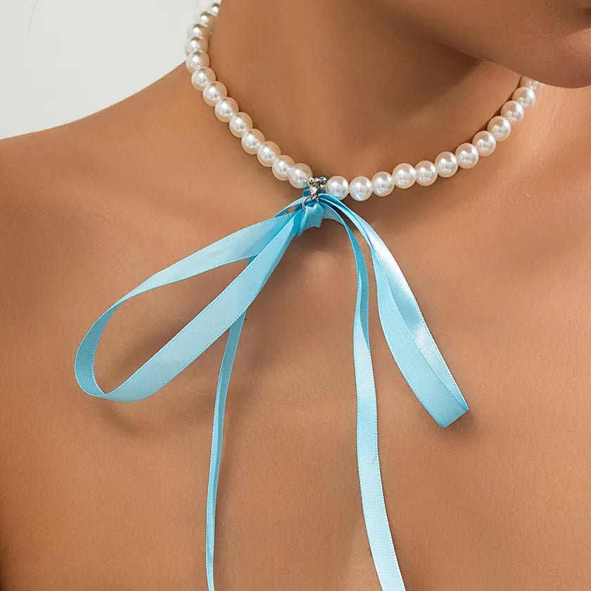 Jessica Satin Tie Necklace